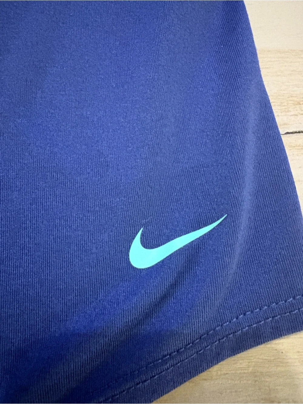 Nike Navy Tank with Mint Accent Straps